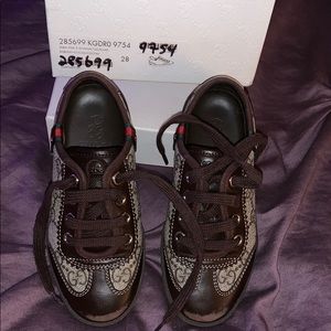 Toddler Gucci tennis shoes